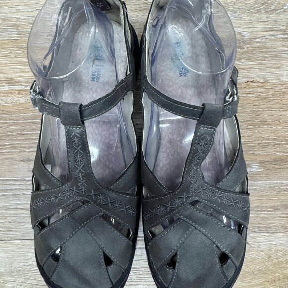 JBU by Jambu Cynthia Gray Vegan Casual Shoe Women's Size 9M - Picture 2 of 5